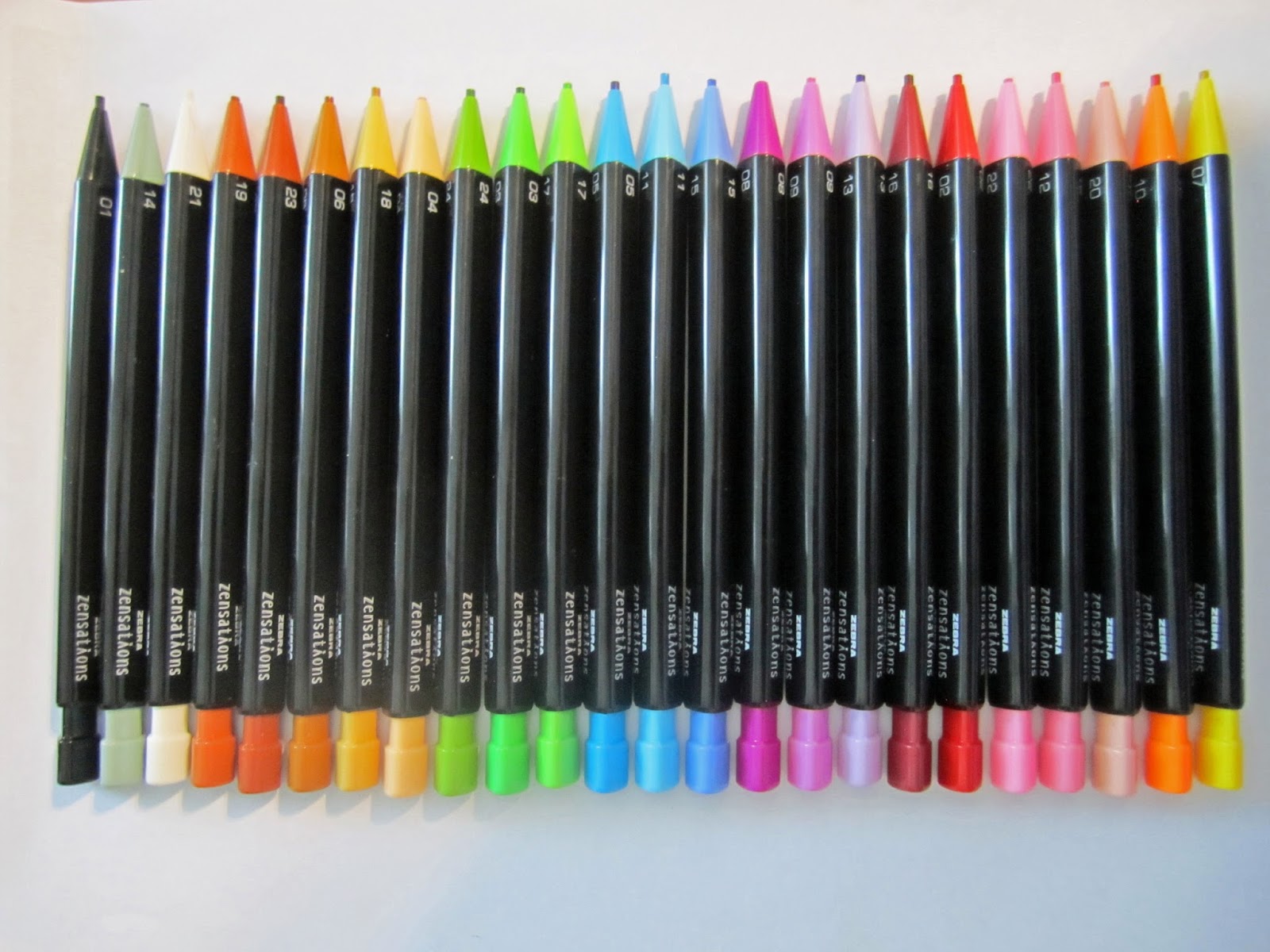 Review-Zebra Zensations Mechancial Colored Pencils #Zensations  #ColoredPencil @ZebrapenUS #Inktober