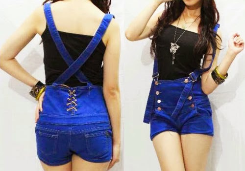 Trend Model Baju Celana Kodok Jeans Panjang dan Pendek Wanita Terbaru 2015 Trend Model Baju Celana Kodok Jeans Pendek Wanita