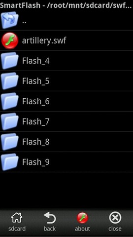 Smart Flash Player android app