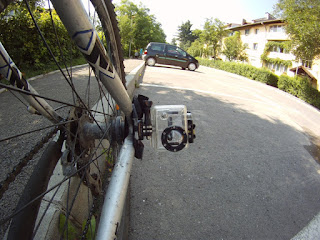 GoPro on bike frame