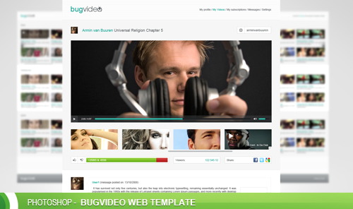 videos websites templates