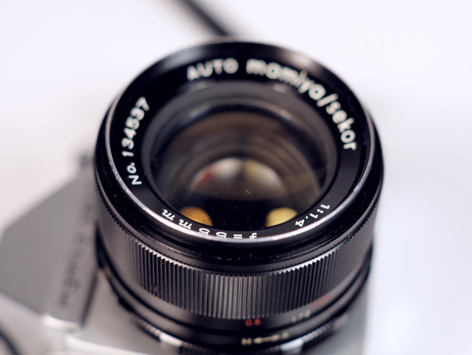 Mamiya Sekor 1000 DTL 55mm f/1.4 Lens 35mm Film Camera with Metering