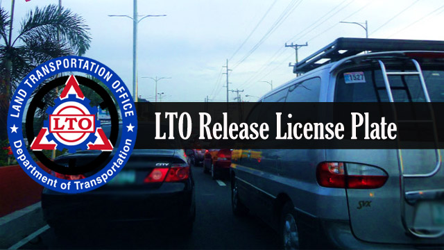 LTO Finally Distribute License Plates LTO Finally Distribute License Plates