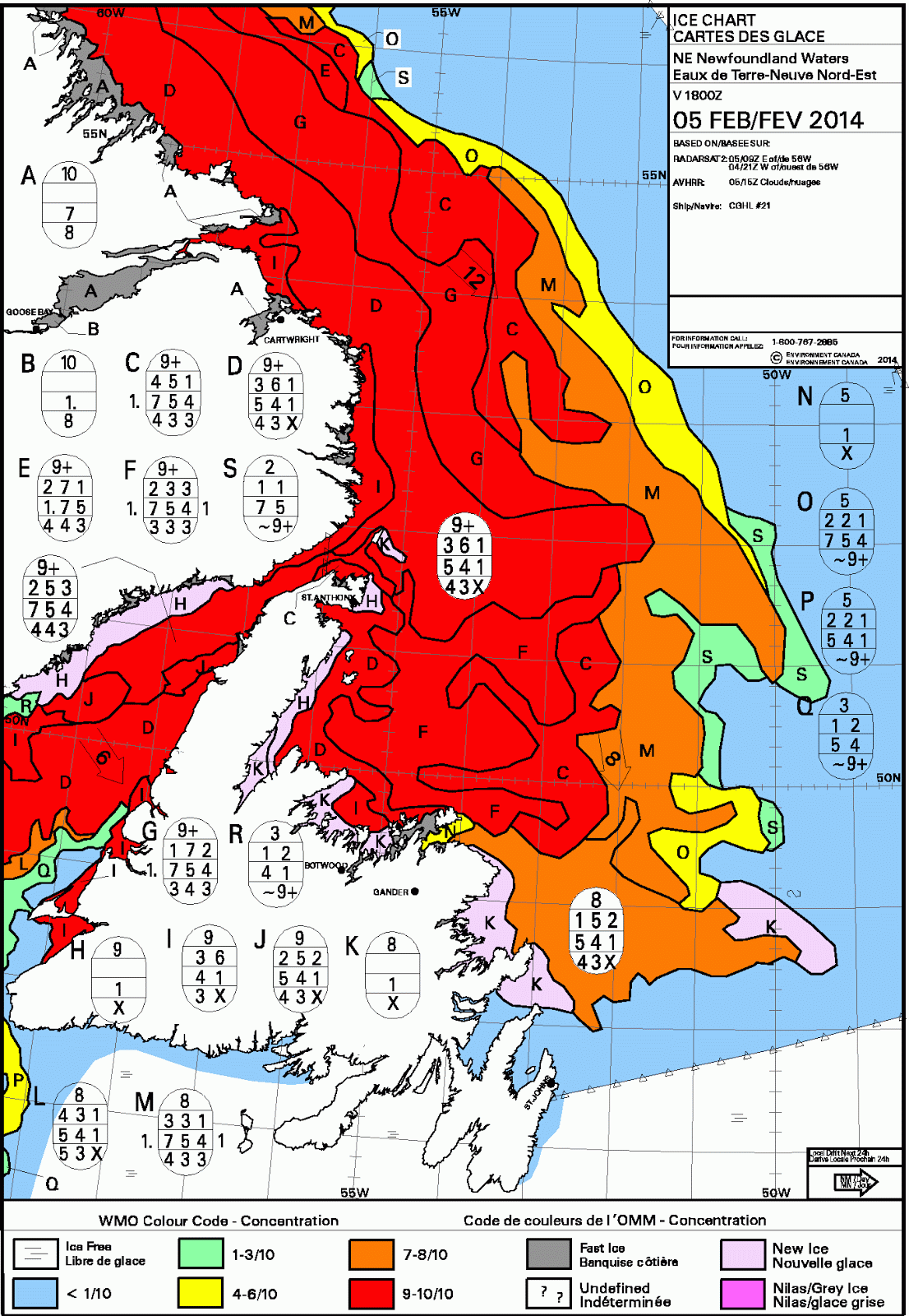 Ice Wall Map