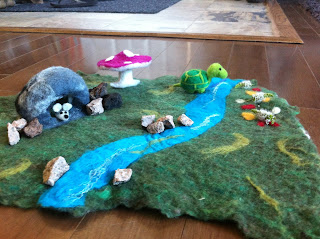 Wet-felted Play Mats - Imagination Explosion.