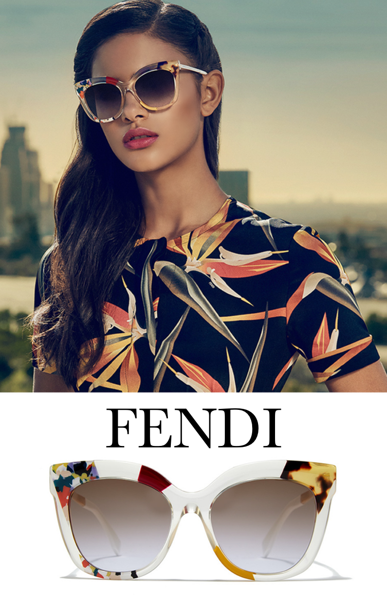 Fendi 53MM Oversized Cat's-Eye Sunglasses