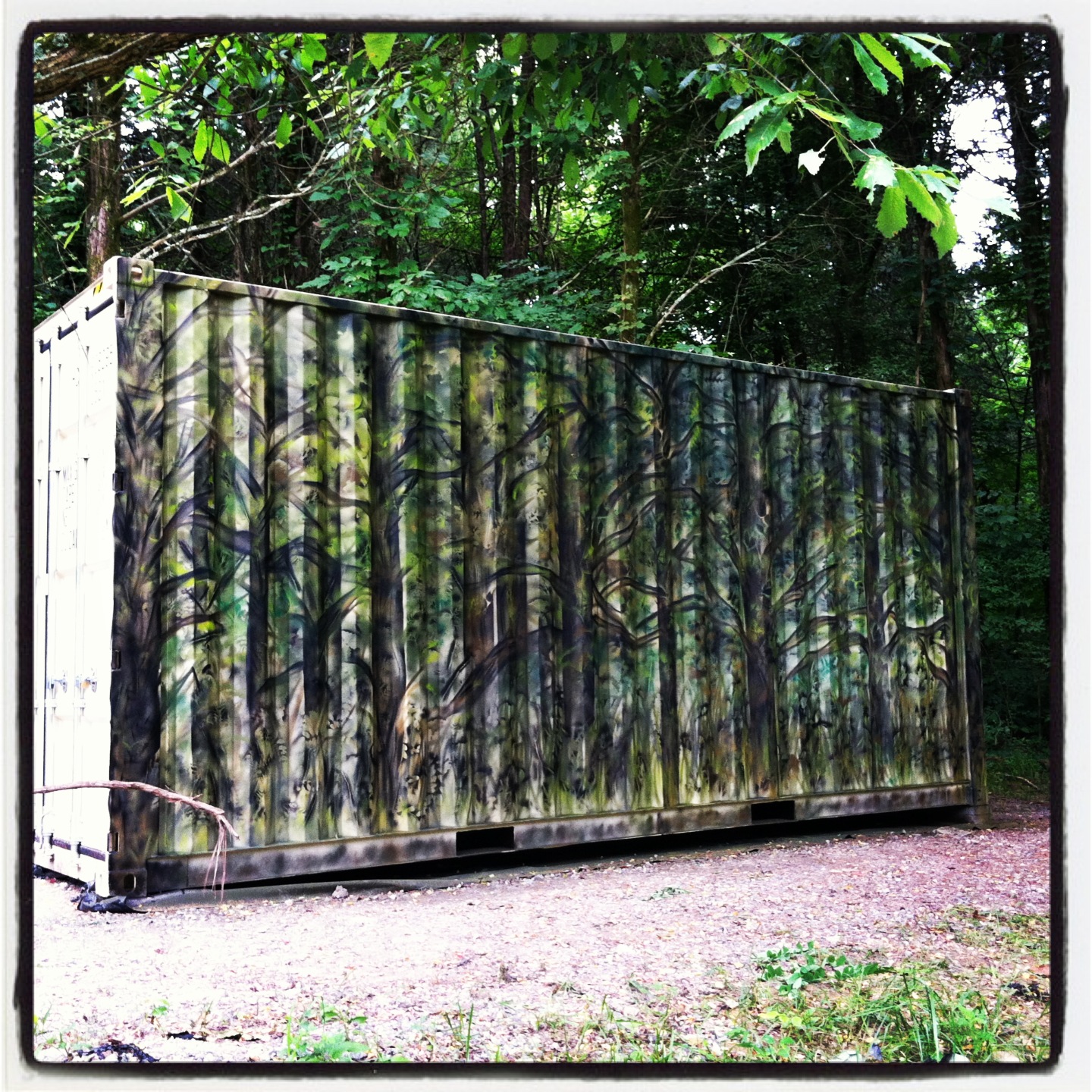 Duff Clothing TRUE CAMO ON SHIPPING CONTAINER