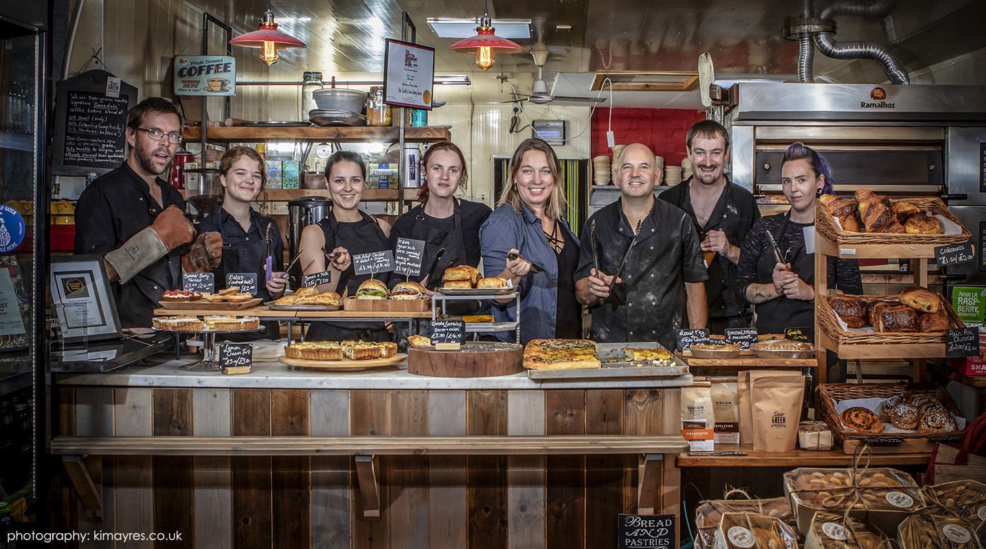 Return to Earth's Crust Bakery Painting With Shadows