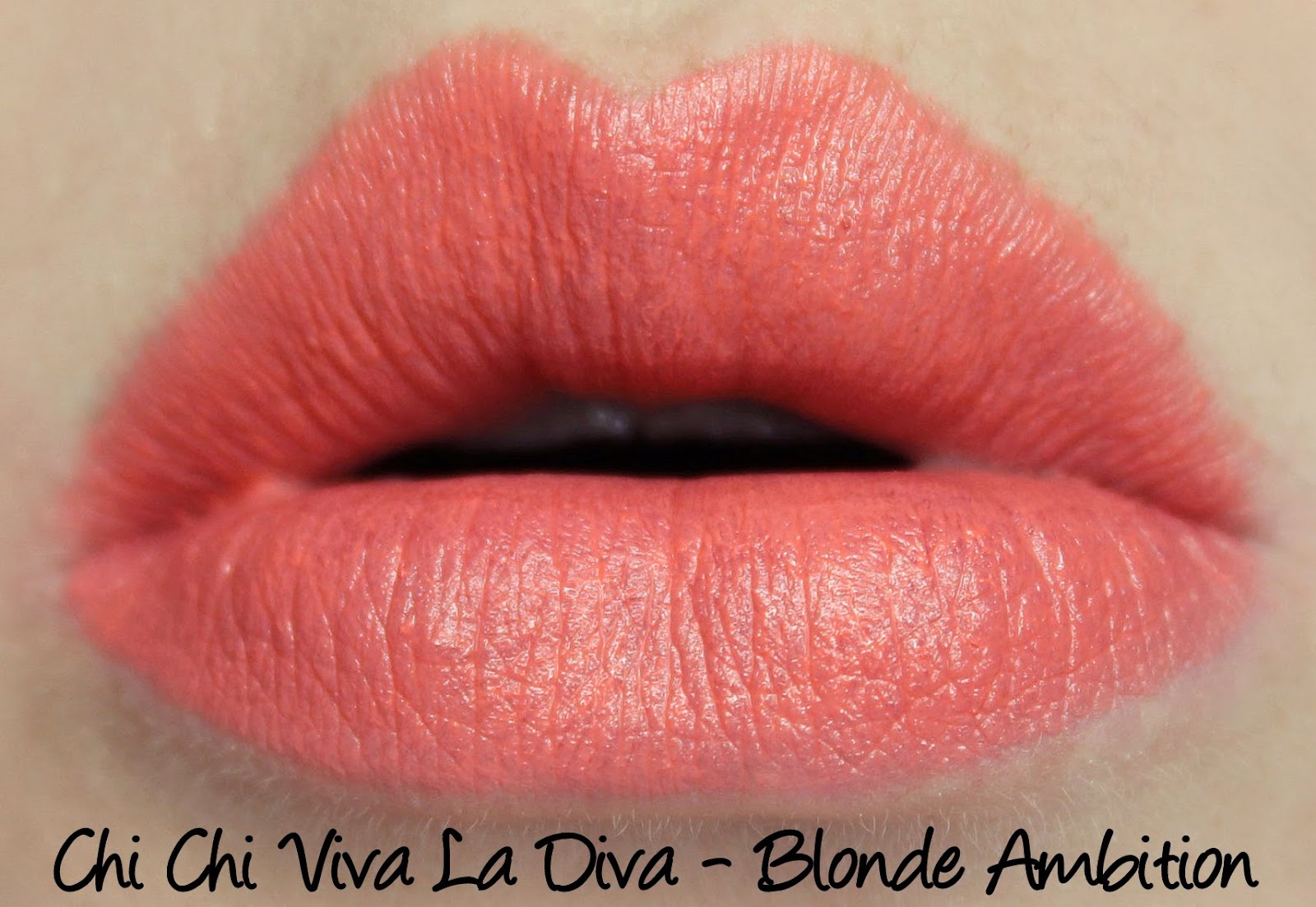 Chi Chi Viva La Diva Lipstick - Blonde Ambition Swatches & Review