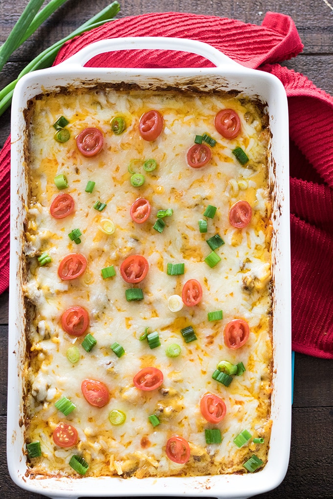 Cheesy Taco Hash Brown Casserole Yumm Cooking