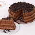 Tort de casa cu crema de ciocolata si nuca