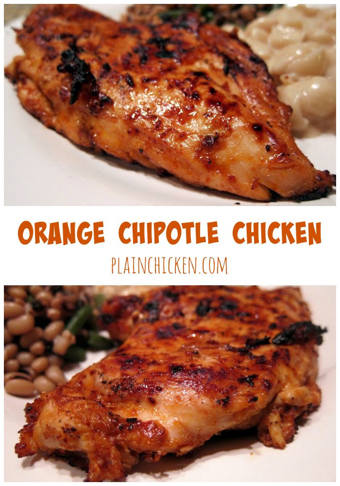 Orange Chipotle Chicken Plain Chicken®