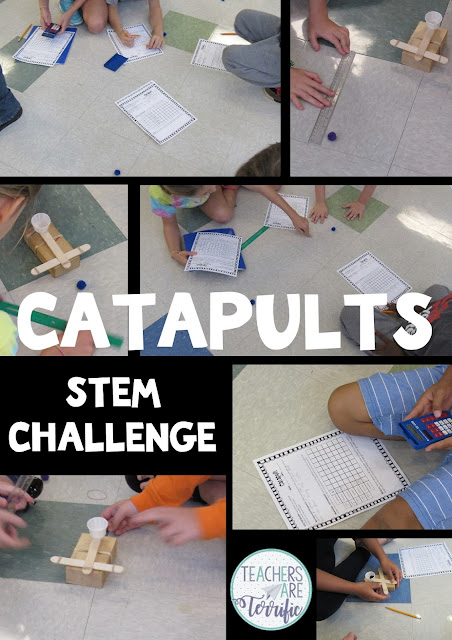 STEM Challenge: Testing catapults - students experiment with different angles and then compete with their ultimate catapult designs. STEM Challenge: Testing catapults - students experiment with different angles and then compete with their ultimate catapult designs.