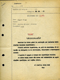 CENSURA – DESPACHOS DA DIRECÇÃO DOS SERVIÇOS DA CENSURA RELATIVOS A LIVROS  DE MIGUEL TORGA – EPHEMERA – Biblioteca e arquivo de José Pacheco Pereira