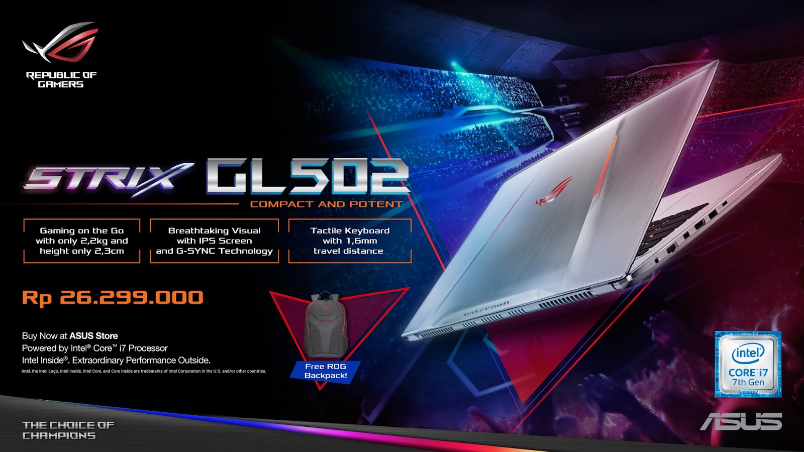 ASUS ROG STRIX GL502VM - Republic of Gamers ASUS ROG STRIX GL502VM - Republic of Gamers