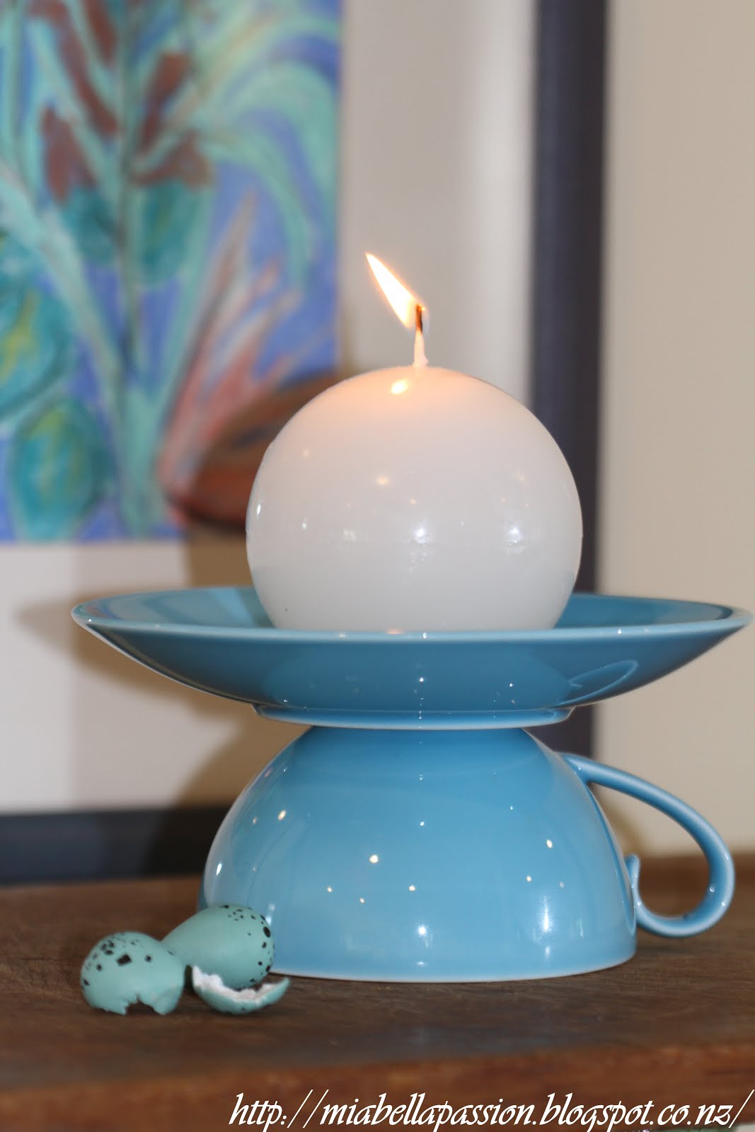 Tea Cup Candle Holder