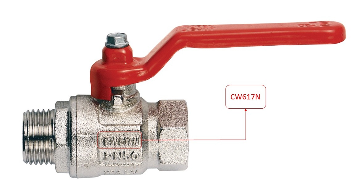 Marking of ball valves