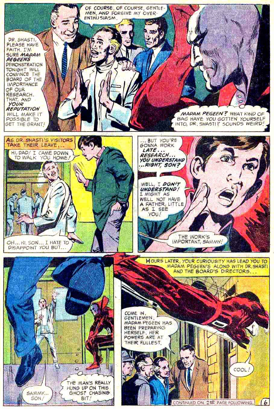 Strange Adventures v1 #213 dc 1960s silver age comic book page art by Neal Adams