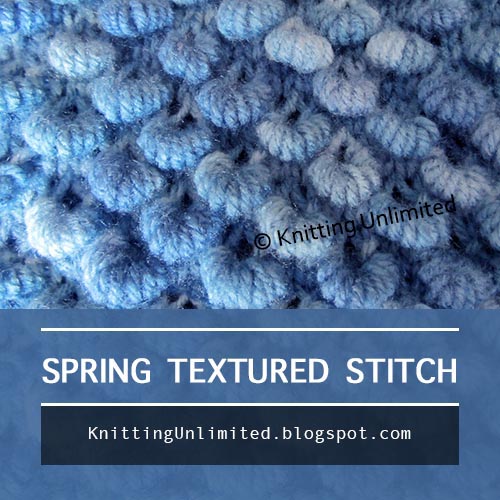 Spring Textured stitch. That looks amazing and a bit time consuming but well worth it.