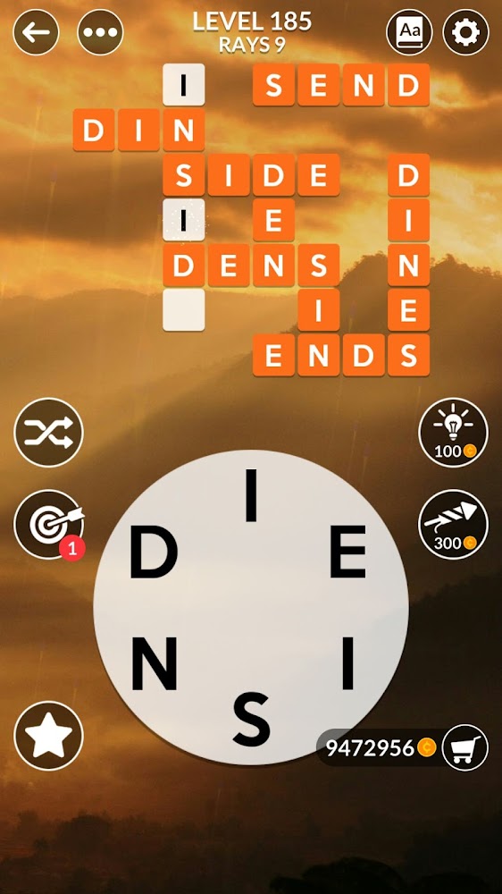 Wordscapes Level 185 Answers ~ Doors Geek