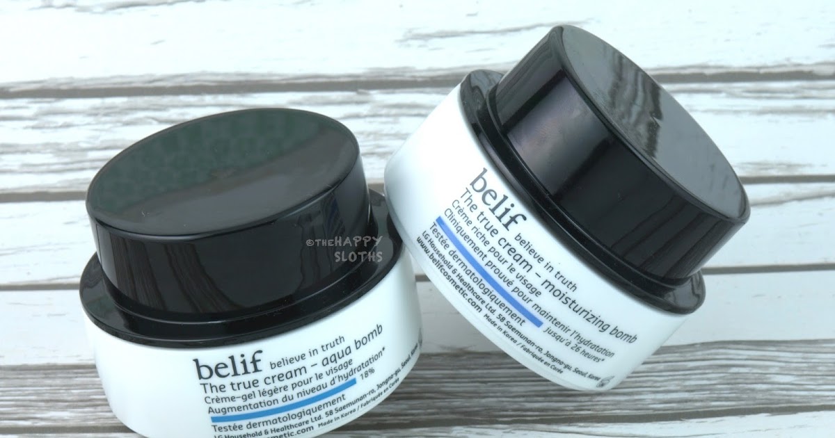 Belif | The True Cream Aqua Bomb & Moisturizing Bomb: Review