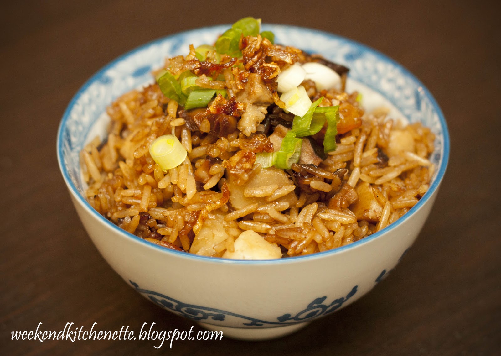 Weekend Fragrant Yam rice (Taro rice)