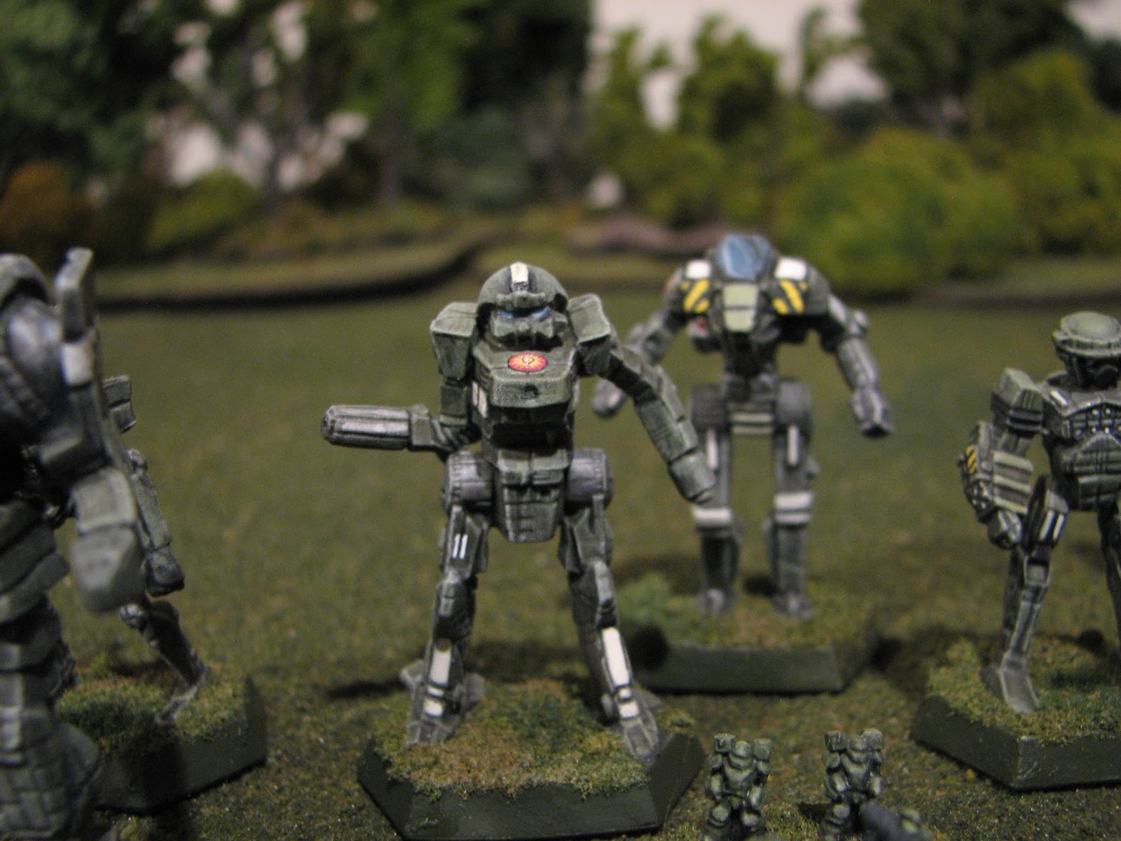 15mm Sci Fi Small Soldiers: Battletech House Davion Mechs