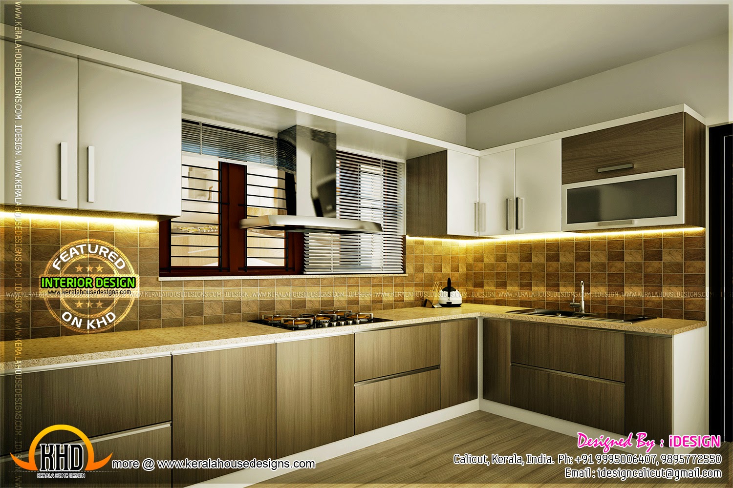 Kerala home design and floor plans - 8000+ houses: Kitchen, Master