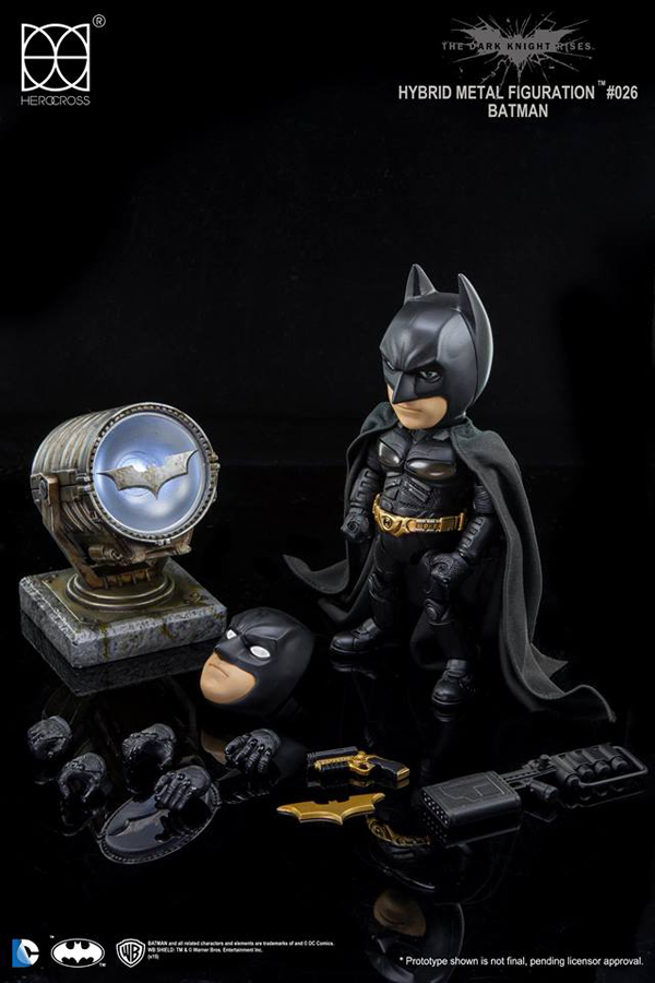 Batman: The Dark Knight - Hybrid Metal Figuration Dark Knight Rises Batman  (HEROCROSS)