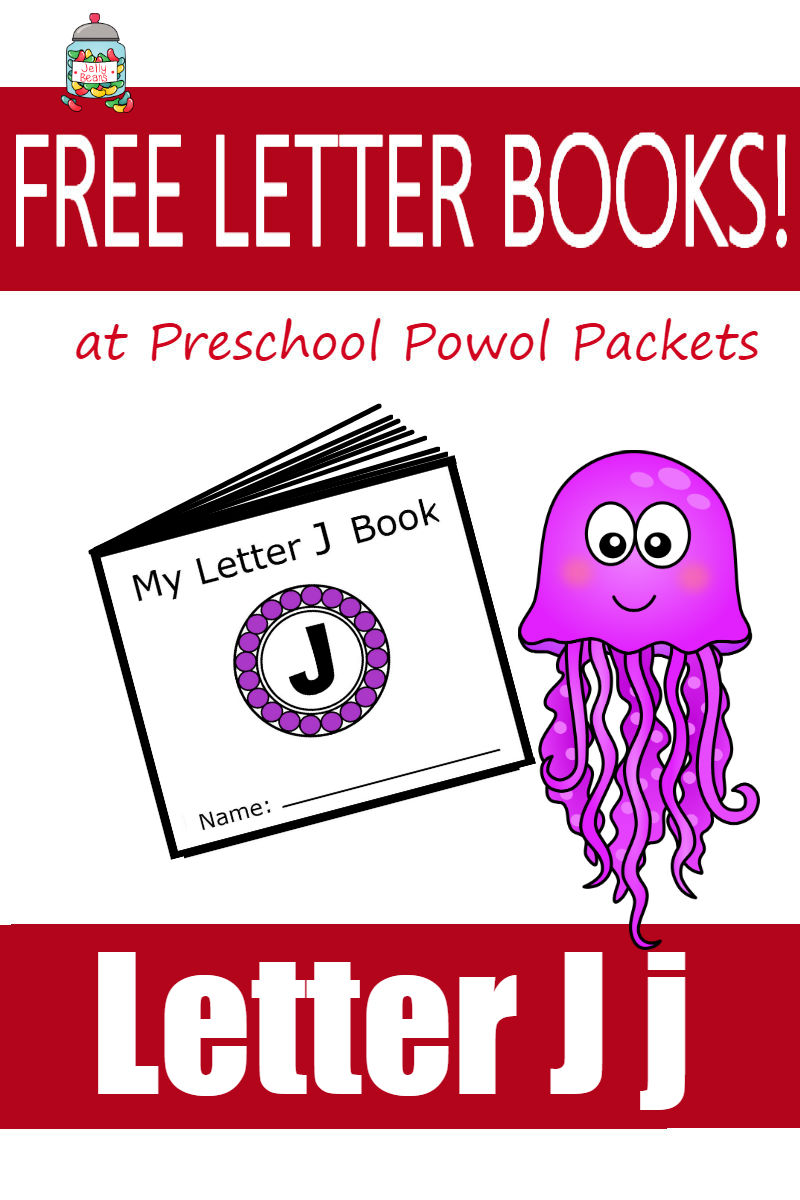 Letter J Free Printable Minibook Alphabet Series Preschool Powol Packets