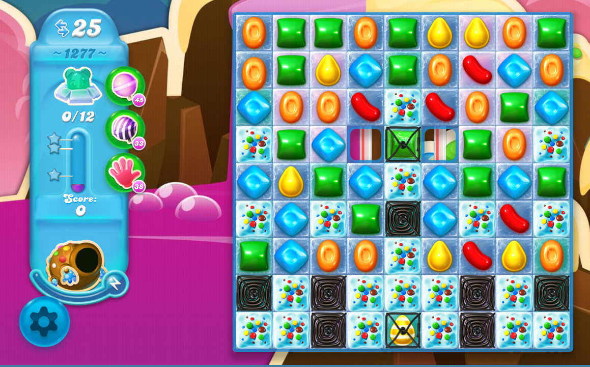 Candy Crush Soda Saga level 1277 Candy Crush Soda Saga level 1277
