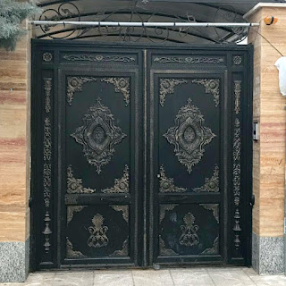 Pintu Head Pintu Besi Tempa, Pintu Besi Klasik, Pintu Antik