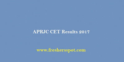 APRJC CET Results 2017