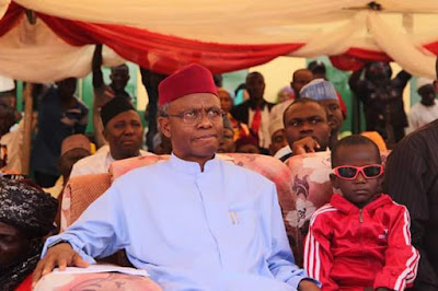 Photos: Governor El-Rufai moved to tears upon meeting little Sadiq whose eyes were gouged out by ritualists