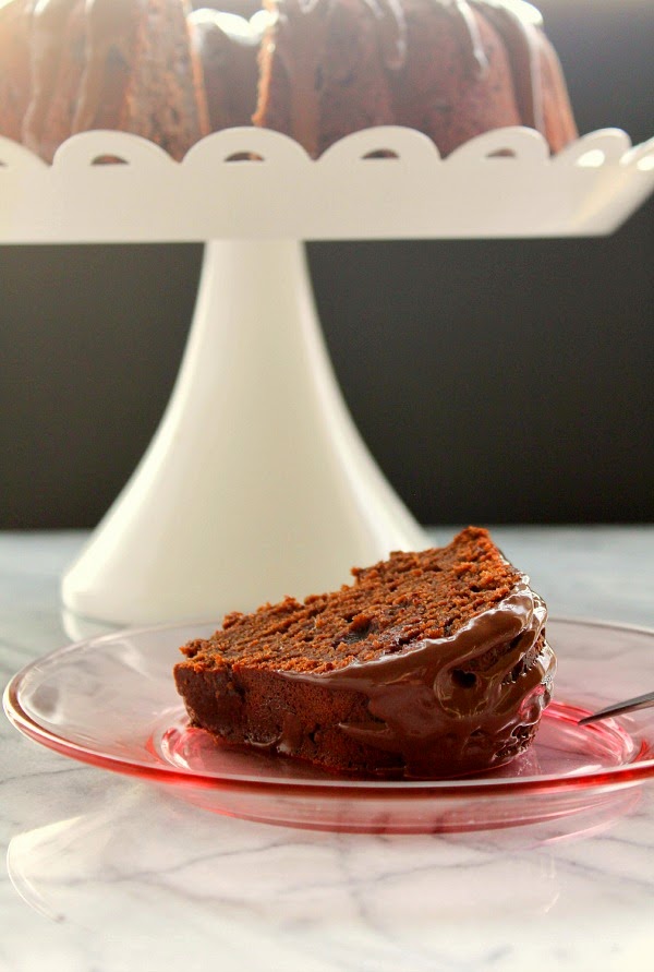 Mint Chocolate Chip Bundt Cake | The Chef Next Door