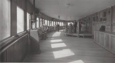 SS Normandie's bridge. SS Normandie's bridge.