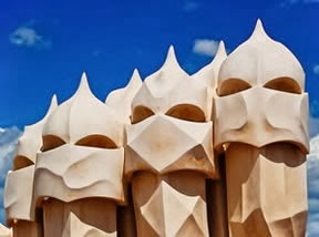 Las chimeneas de la Pedrera