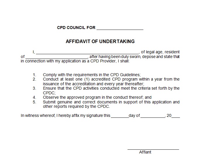 CPD Law’s Undertaking with the new IRR: Clarifications ...