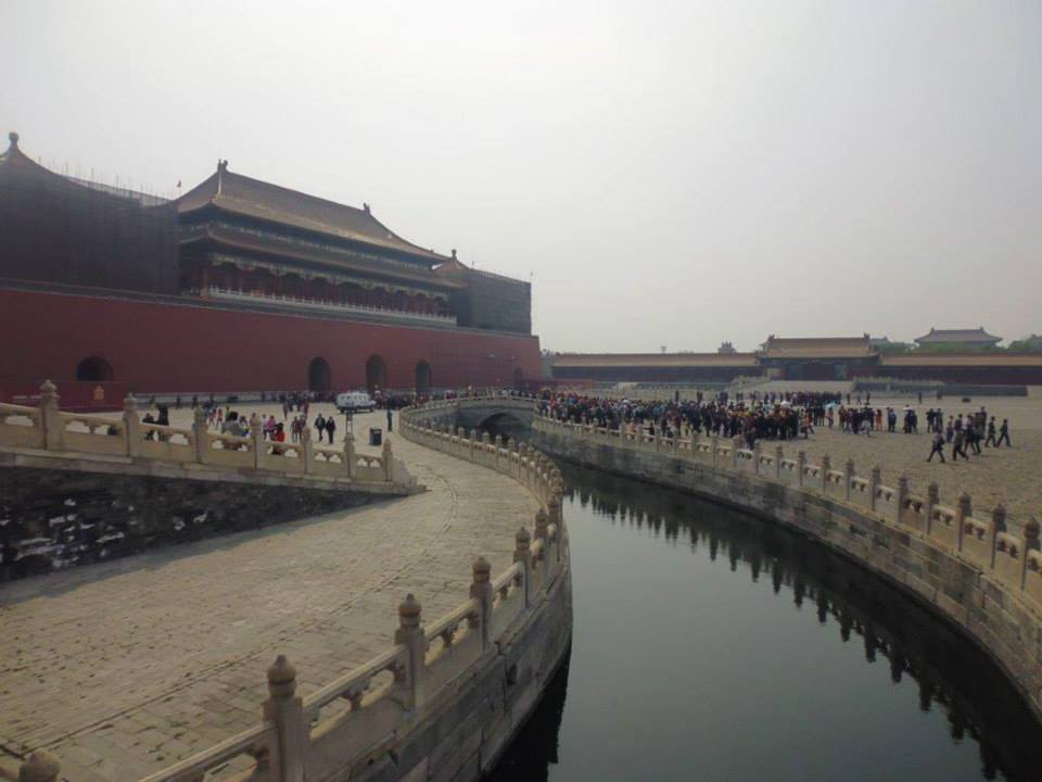 Puerta del Mediodía y el río dorado (Ciudad Prohibida) (Beijing) (@mibaulviajero)