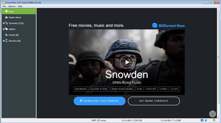 Download Free Software PC uTorrent Pro 3.4.9. Build 43388 Stable Latest Version Offline Installer Download Free Software PC uTorrent Pro 3.4.9. Build 43388 Stable Latest Version Offline Installer