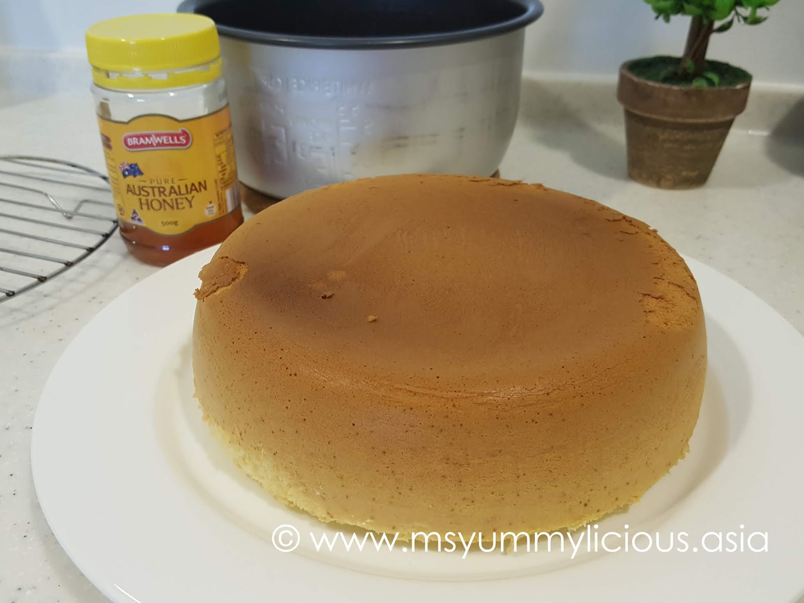 Rice Cooker Honey Cake Yummylicious + Babylicious