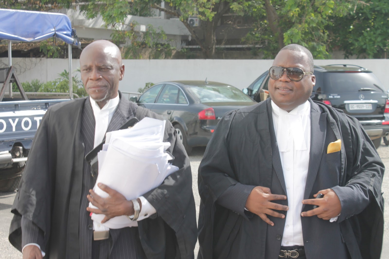 Counsels for the petitioners, Mr Akoto Ampaw and Mr Philip Addison