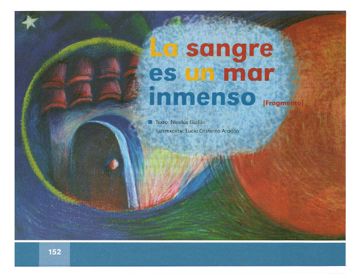  La sangre es un mar inmenso español lecturas 2do bloque 5/2014-2015