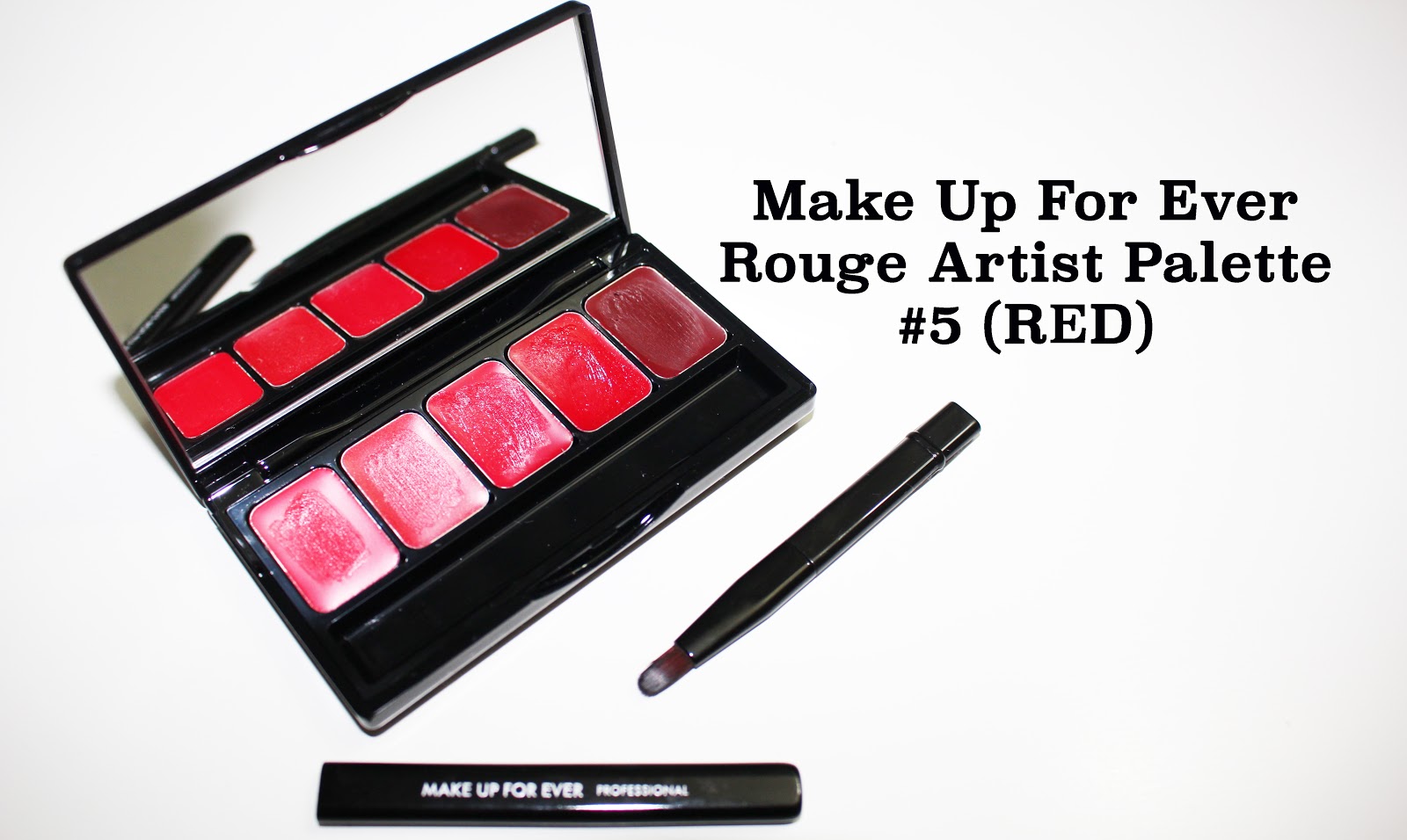 Make Up For Ever Rouge Artist 5 Lipstick Palette in "RED"
