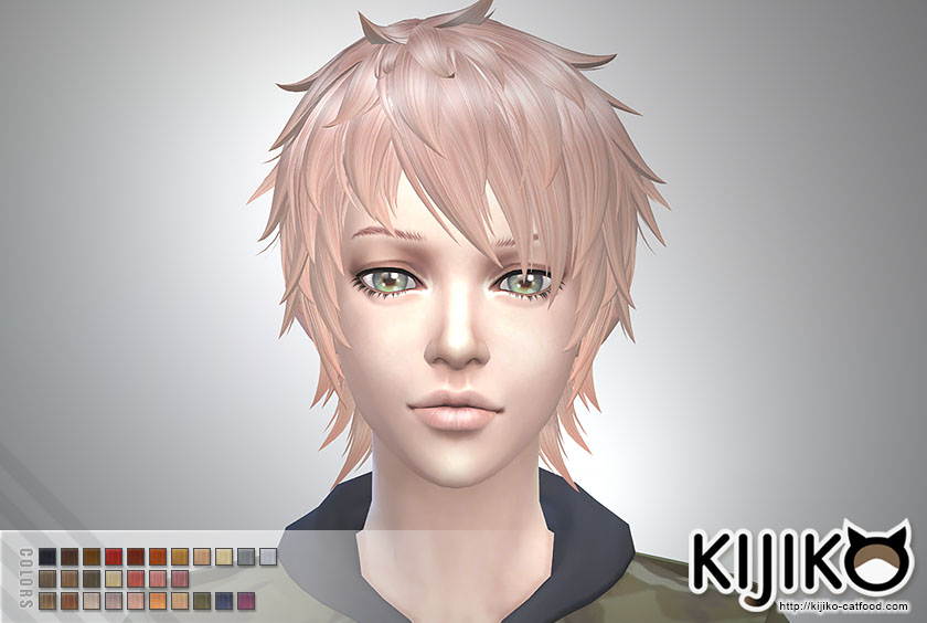 My Sims 4 Blog Kijiko Shaggy Short Hair For Males And Females