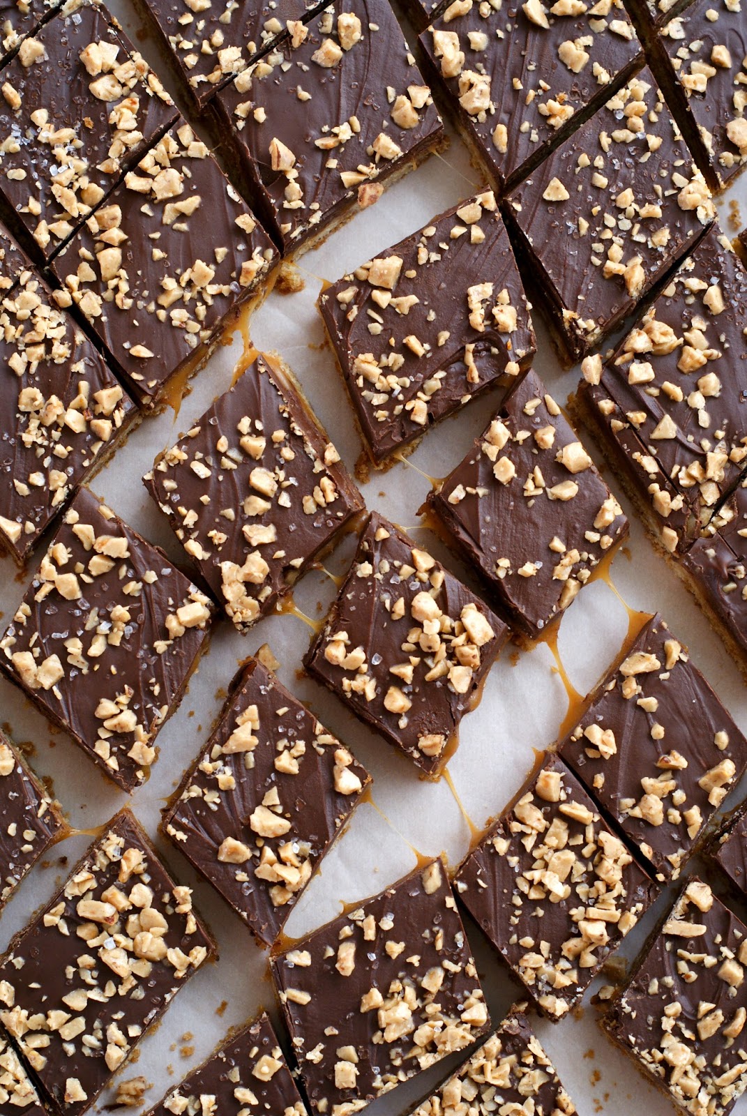 Salted Toffee Bars Salted Caramel Toffee Bars | The Two Bite Club