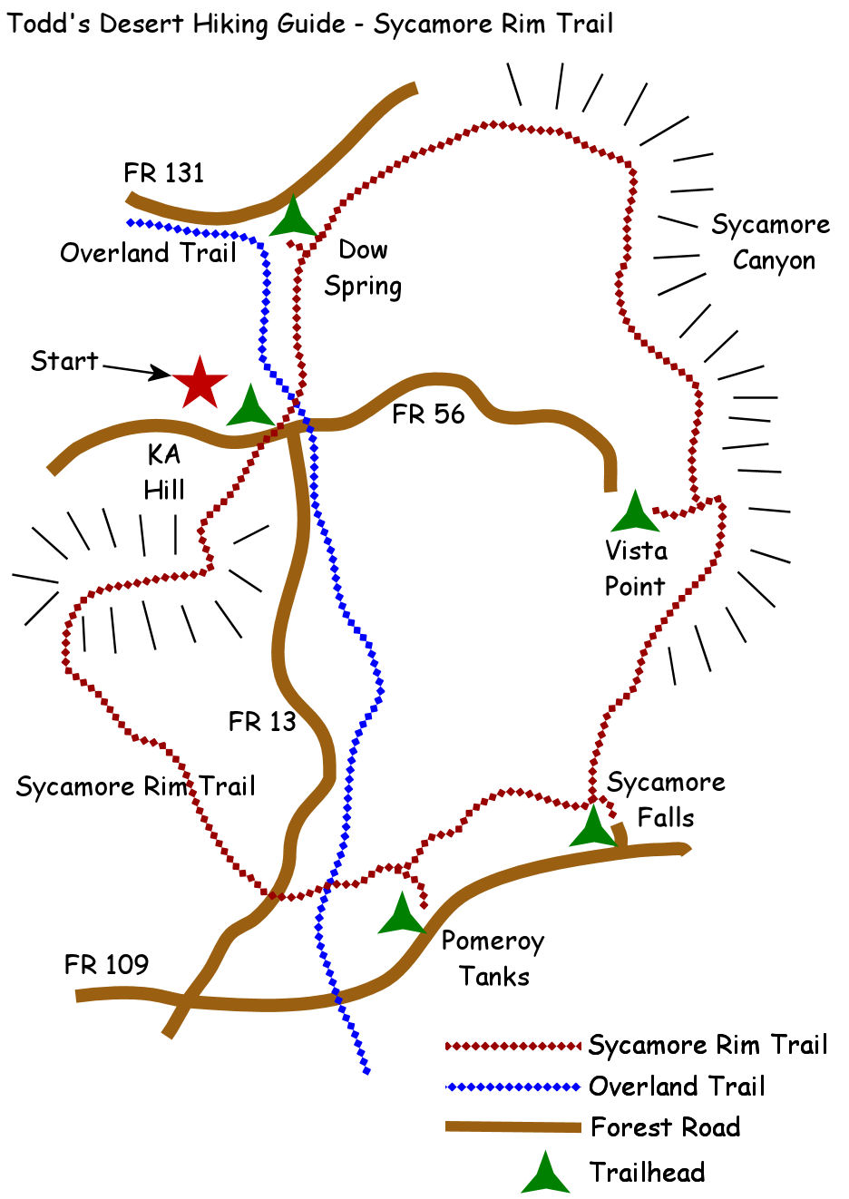 50 Hikes for My 50th! Hike 37 Sycamore Rim Trail, Williams, AZ