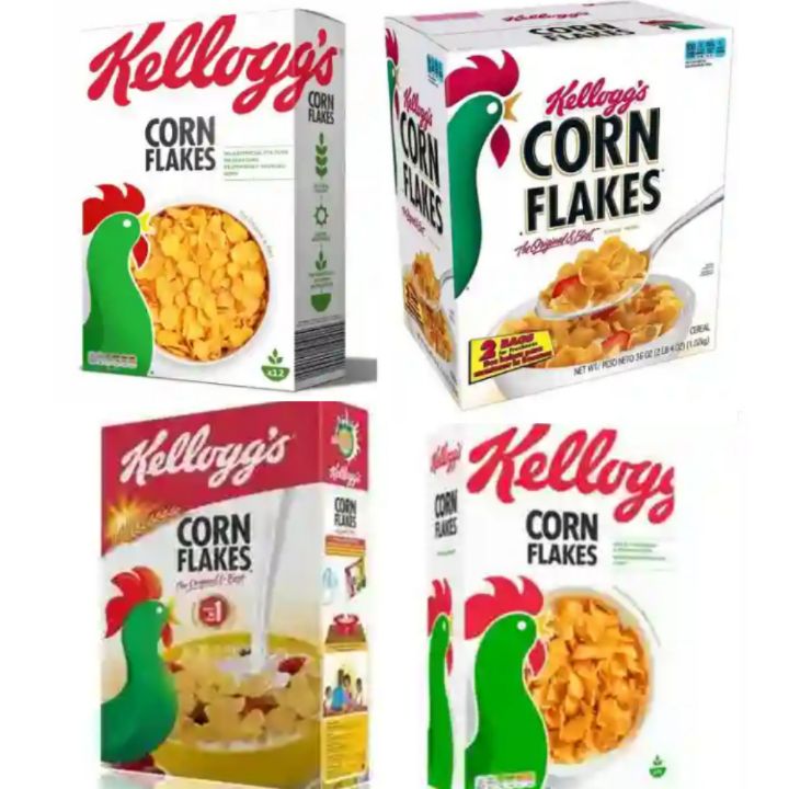 Kellogg's Breakfast Cornflakes - Crunchy Morning Cereals for Family