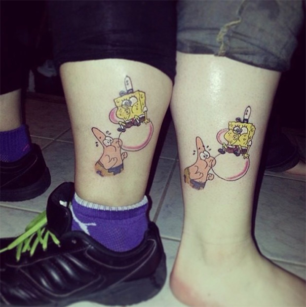 tatuagens do desenho Bob Esponja tatuagens do desenho Bob Esponja