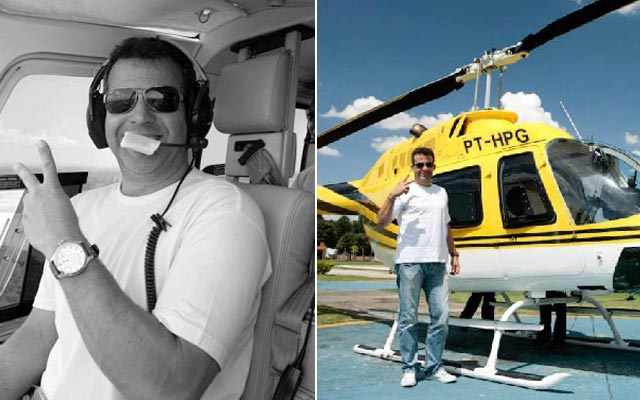 Corpo de piloto de helicóptero que morreu em acidente é enterrado; ele deixa 2 filhos